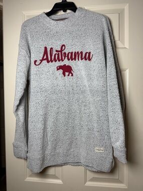 Pressbox Alabama Crimson Tide Comfy Terry Crew Sweatshirt‎